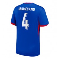 Frankreich Dayot Upamecano #4 Heimtrikot EM 2024 Kurzarm